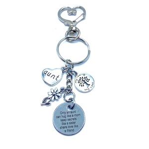 Aunt Keychain Bag Charm